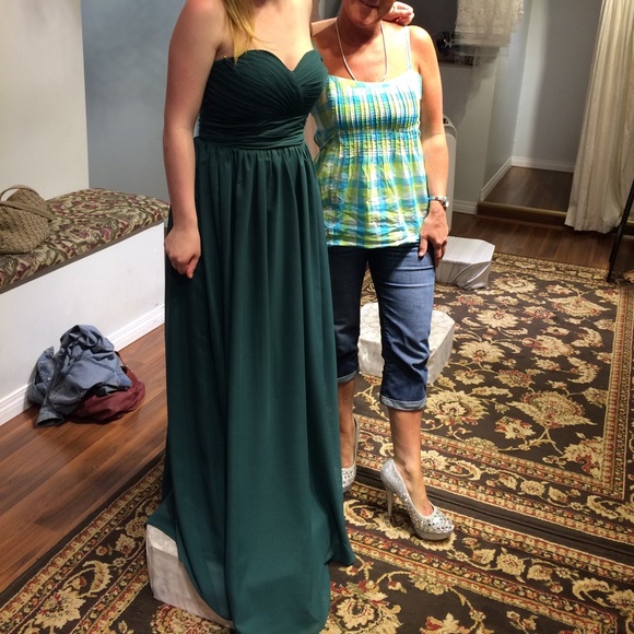 Hunter Green Grad Dress - Picture 11 of 11